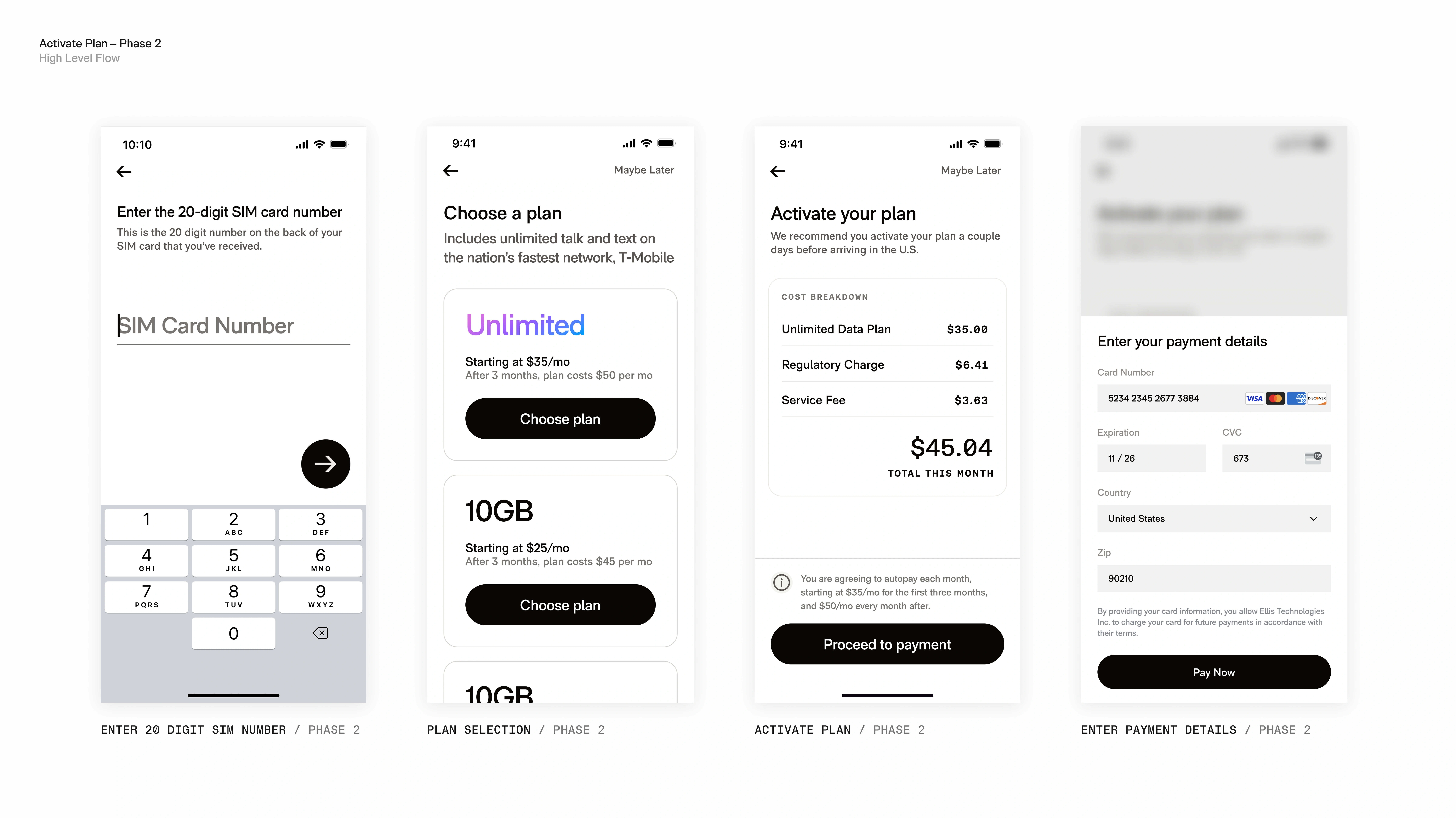 Ellis Mobile Onboarding Case Study Image