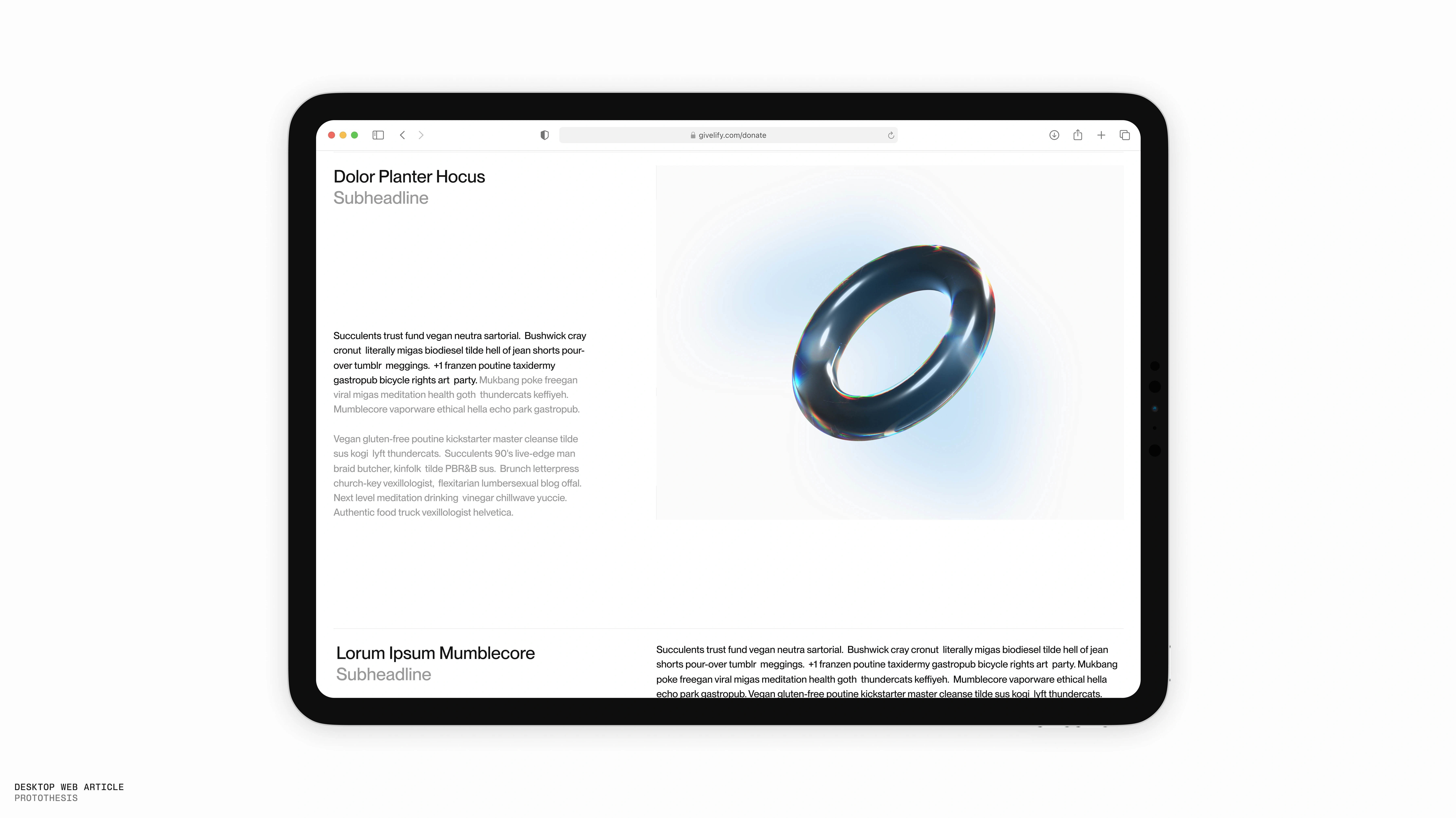Protothesis Templates