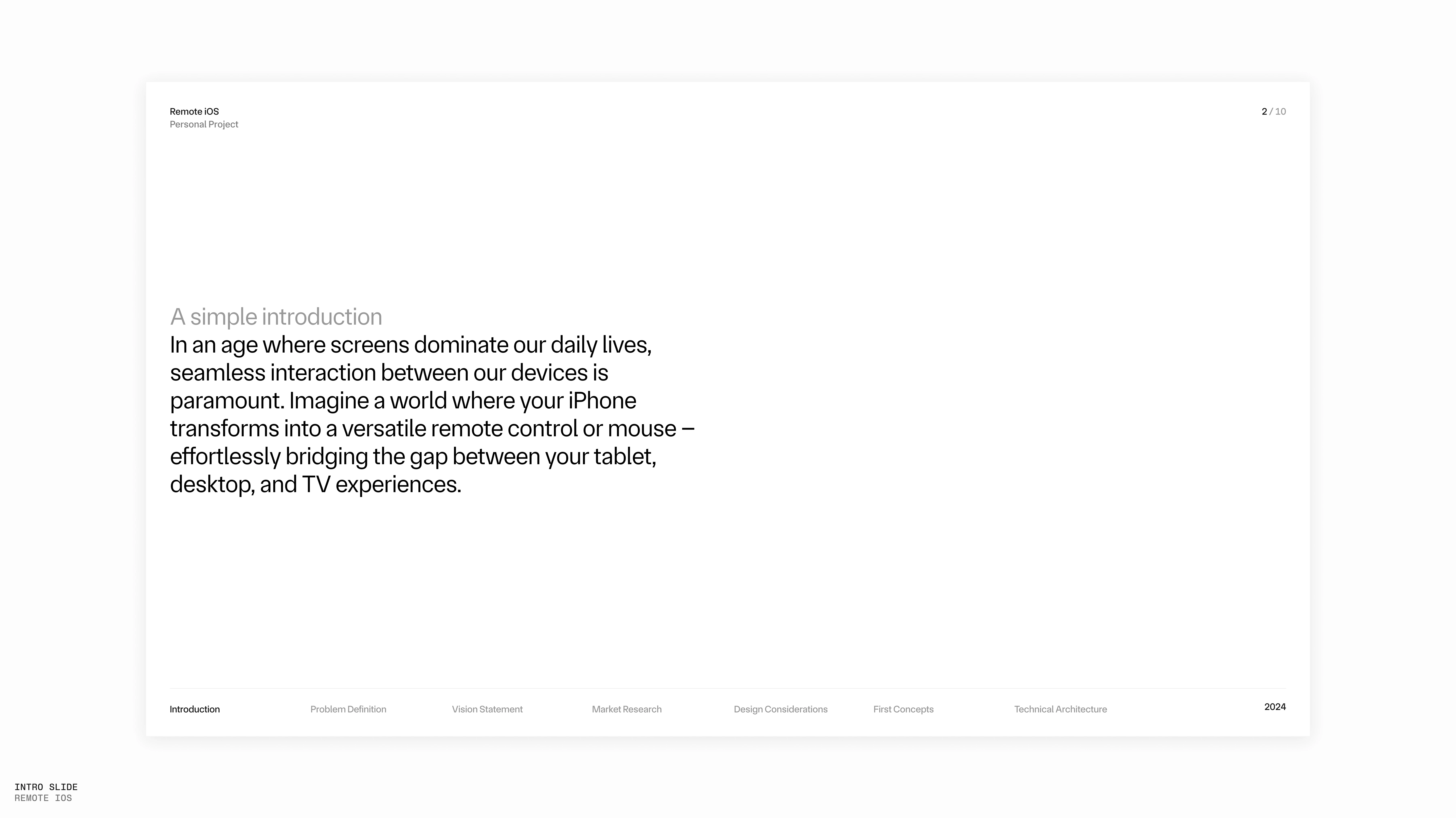 Remote iOS Mouse Mode