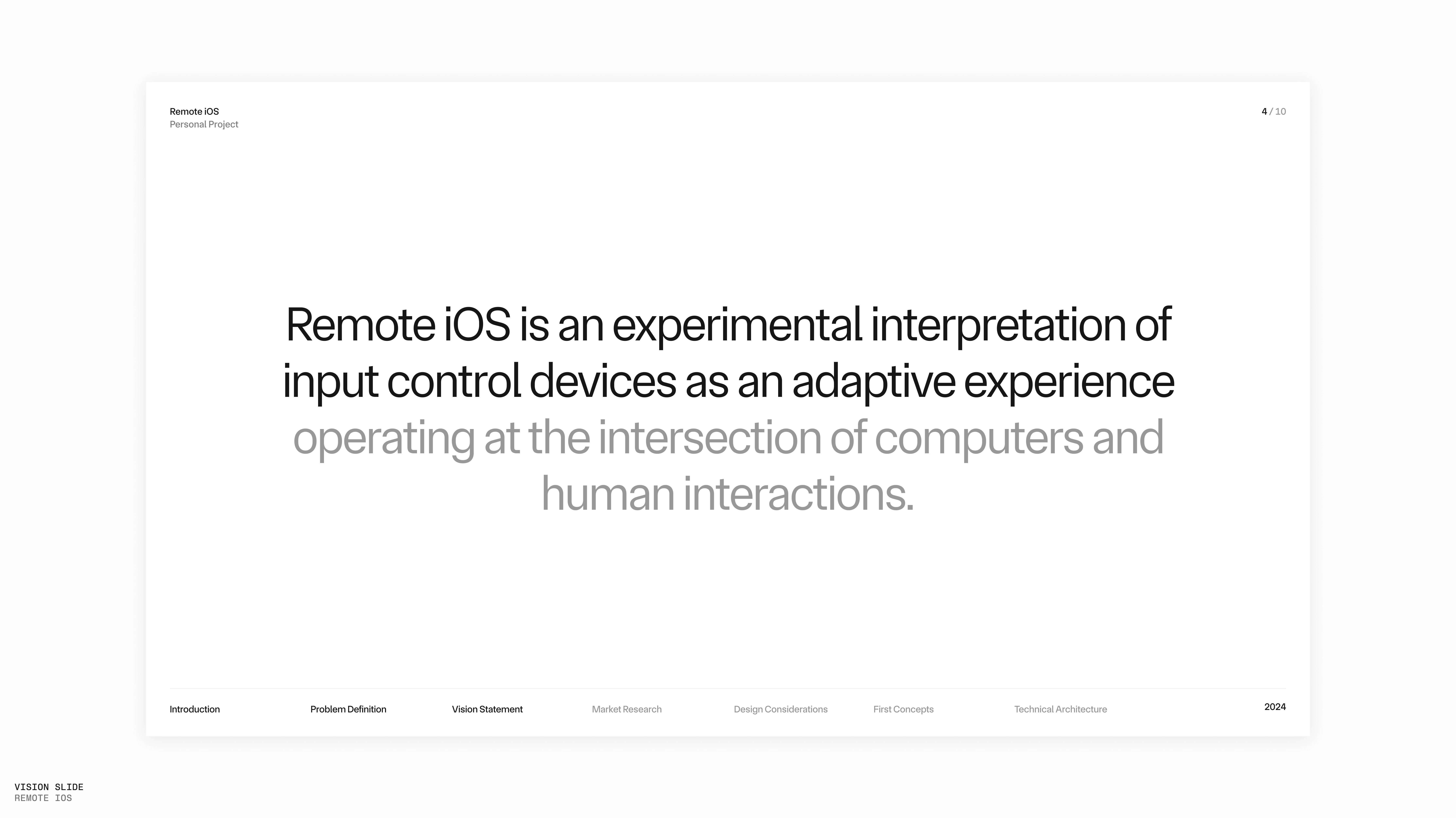 Remote iOS Keyboard Mode